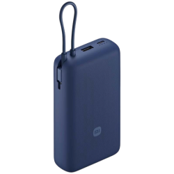 Xiaomi Power Bank Bleu avec câble intégré 20000mAh 33W