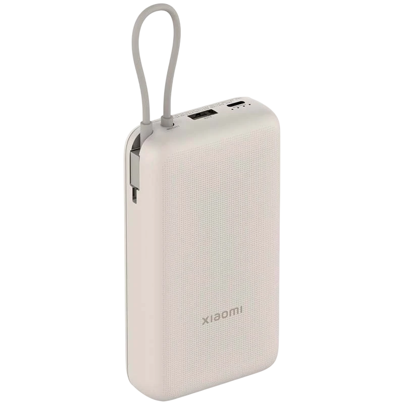 Xiaomi Power Bank Marron avec câble intégré 20000mAh 33W