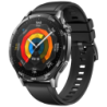 Huawei Watch GT5 46 mm Bracelet Fluoroélastomère Noir 1,43 pouces AMOLED GPS 14 jours +100 sports 5ATM IP69K