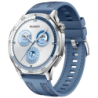Huawei Watch GT5 46 mm Bracelet Tissu Bleu 1,43 pouces AMOLED GPS 14 jours +100 sports 5ATM IP69K