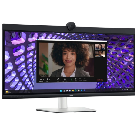 Dell P Series P3424WEB Noir avec webcam 34,1 pouces 2K IPS 8ms incurvé UltraWide Écran