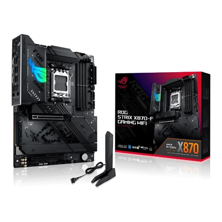 ASUS ROG STRIX X870-F GAMING WiFi Socket AM5 ATX 2,5G Ethernet 4 emplacements M.2 Carte mère
