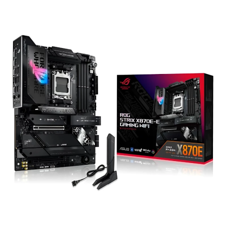 ASUS ROG STRIX X870E-E GAMING WiFi Socket AM5 ATX 5 emplacements M.2 Carte mère