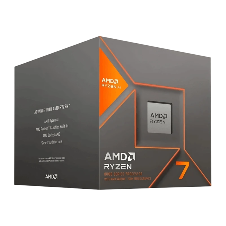 AMD Ryzen 7 8700G IA intégrée 8 cœurs 4,2 GHz de base 5,1 GHz Turbo Radeon 780M Box 16 threads AM5 Processeur