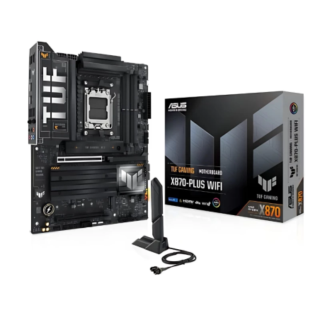 ASUS TUF GAMING X870-PLUS WiFi Socket AM5 ATX 2,5G Ethernet 4 emplacements M.2 Carte mère