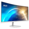 MSI Pro MP341CQW Blanc 34 pouces 2K VA 100Hz FreeSync incurvé UltraWide Écran