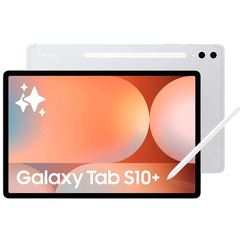 Samsung Galaxy Tab S10+ WiFi 12GB/256GB Argent 12,4 pouces AMOLED 120Hz 13MP 10090mAh