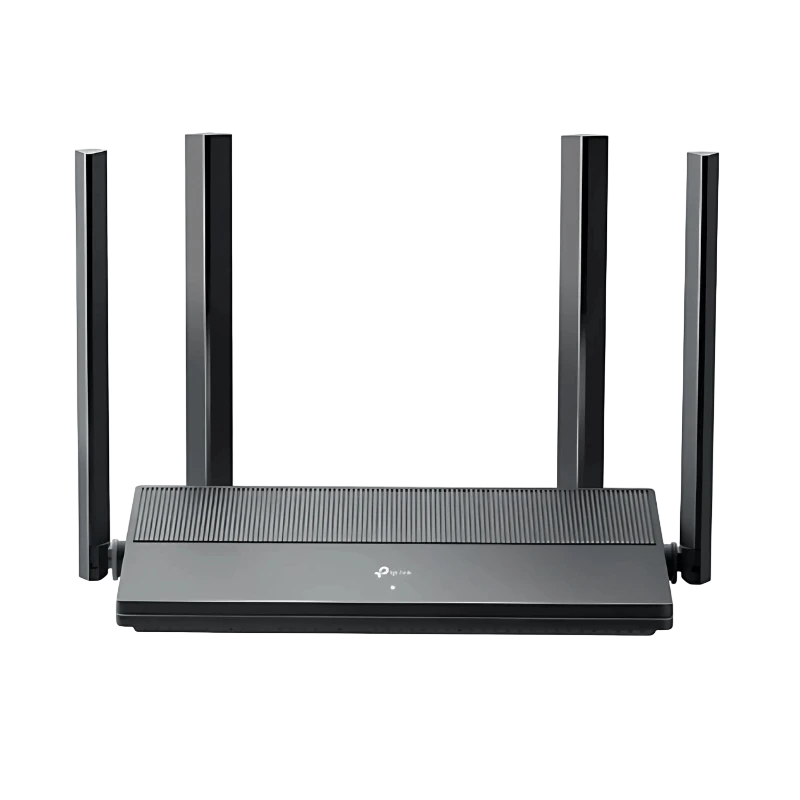 TP-Link EX141 Double bande (2,4 GHz/5 GHz) WiFi 6 Noir 1201Mbps 4 ports Gigabit 4 antennes Routeur sans fil
