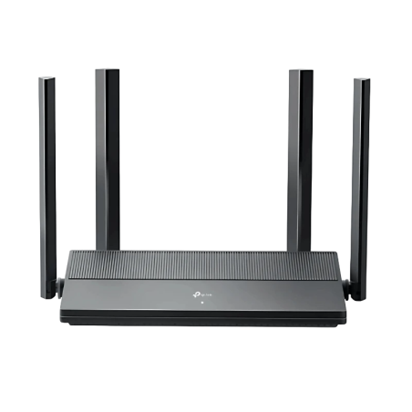 TP-Link EX141 Double bande (2,4 GHz/5 GHz) WiFi 6 Noir 1201Mbps 4 ports Gigabit 4 antennes Routeur sans fil