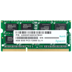 Apacer AS08GFA60CATBGJ 8GB DDR3 1600 MHz CL11 SODIMM Mémoire RAM
