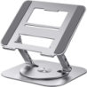 Support Rotatif LS928 pour Tablette et Ordinateur Portable en Aluminium Argent