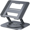 Support Rotatif LS928 pour Tablette et Ordinateur Portable en Aluminium Gris Foncé