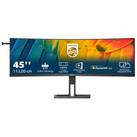Philips 6000 series 45B1U6900C Noir 44,5 pouces DQHD VA 4ms incurvé UltraWide Écran