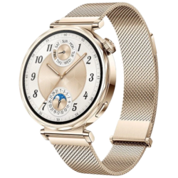 Huawei Watch GT5 41 mm Bracelet Milanais Or 1,32 pouces AMOLED GPS 7 jours +100 sports 5ATM IP69K