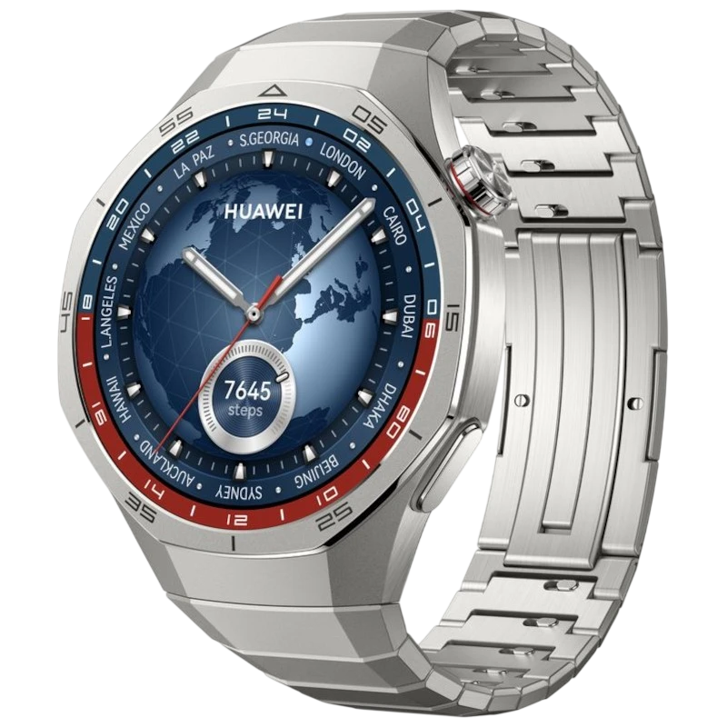 Huawei Watch GT5 Pro 46 mm Bracelet Titane 1,43 pouces AMOLED GPS 14 jours +100 sports 5ATM IP69K