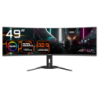 Gigabyte Aorus CO49DQ Noir 49 pouces DQHD OLED 144Hz 3ms FreeSync Premium Pro incurvé UltraWide Écran
