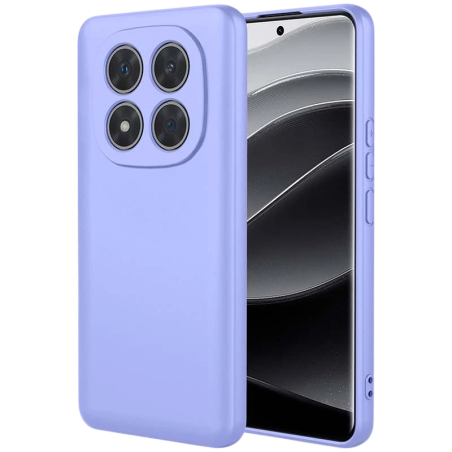 Coque Xiaomi Redmi Note 14 Pro Plus 5G Square Liquid Premium Lavande