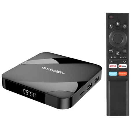TV98 ATV W2 2GB/16GB Noir Android 14 8K HDR10+ WiFi double bande S905W2 TV Box
