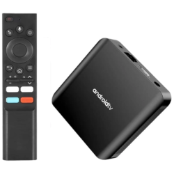 TV98 ATV Plus 2GB/16GB Noir Android 14 8K WiFi double bande Bluetooth H313 TV Box