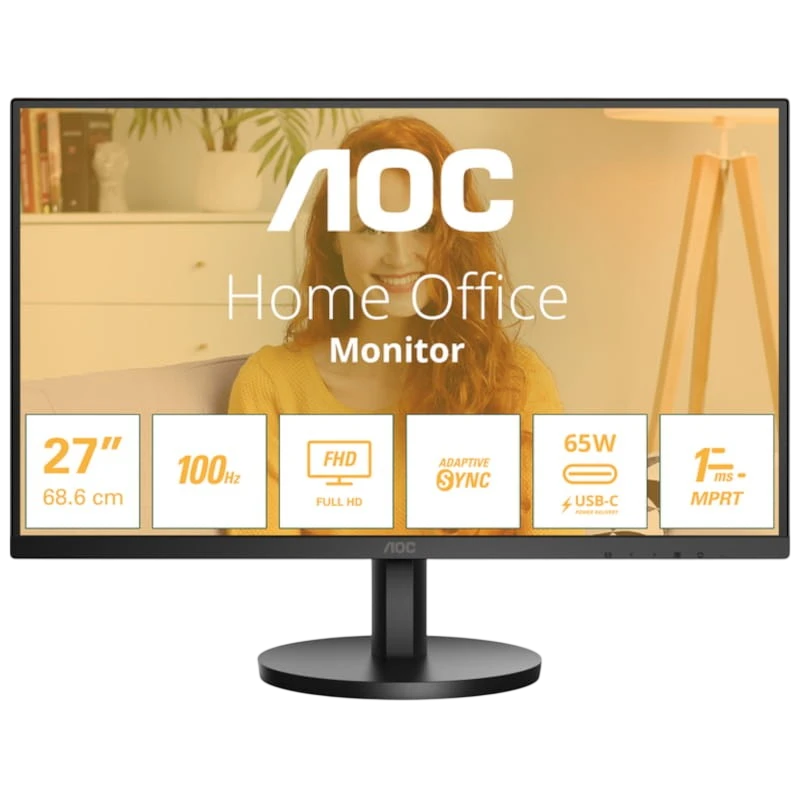 AOC 27B3CA2 Noir 27 pouces Full HD IPS 100Hz 4ms Écran