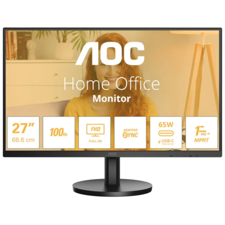 AOC 27B3CA2 Noir 27 pouces Full HD IPS 100Hz 4ms Écran