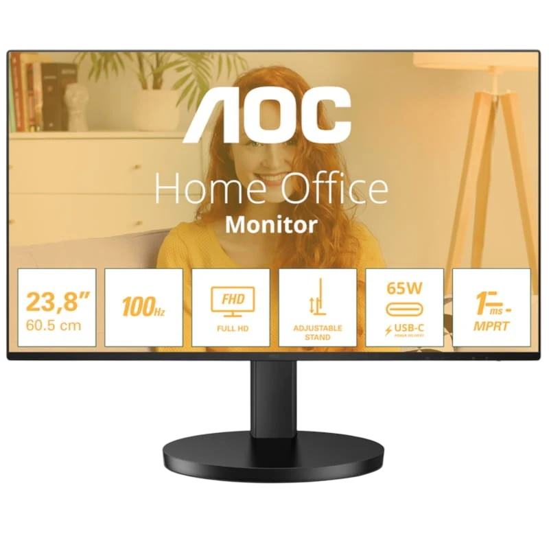 AOC B3 27B3CF2 Noir 27 pouces Full HD IPS 100Hz 1ms Écran