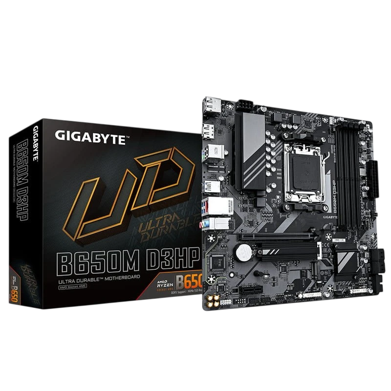 Gigabyte B650M D3HP G10 AM5 micro ATX AMD B650 2,5G Ethernet 2 emplacements M.2 Carte mère
