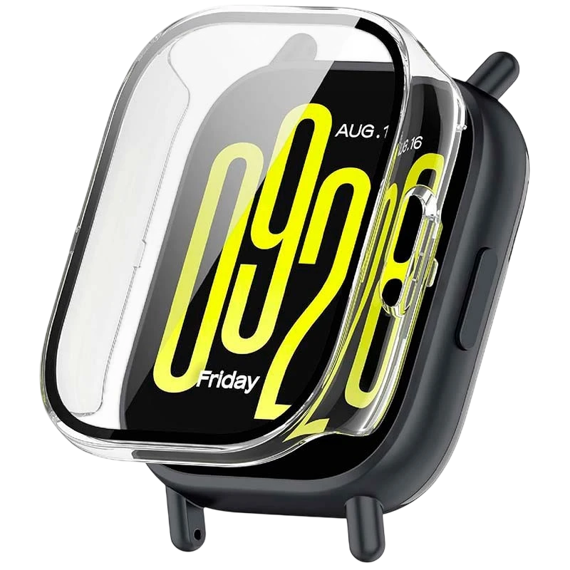 Coque PC + Verre Trempé Xiaomi Redmi Watch 5 Active Transparent