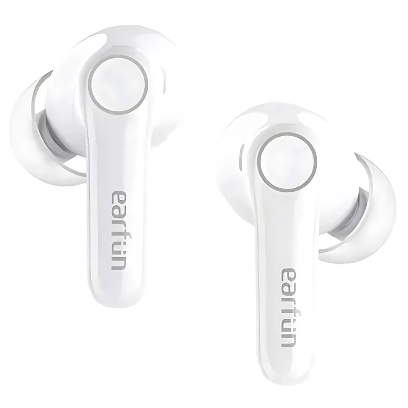 EarFun Air Pro 4 Blanc Brillant TWS ANC Bluetooth 5.4 52h IPX5 Multipoint Écouteurs sans fil