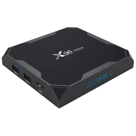 X96 Max+ 4GB/32GB Android 9 8K WiFi double bande Bluetooth S905X3 Gigabit TV Box
