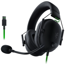 Razer Blackshark V2 X Noir/Vert ANC avec micro Casque gaming