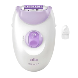 Braun Silk-épil 3 3-000 Violet/Blanc 2 vitesses Épilateur
