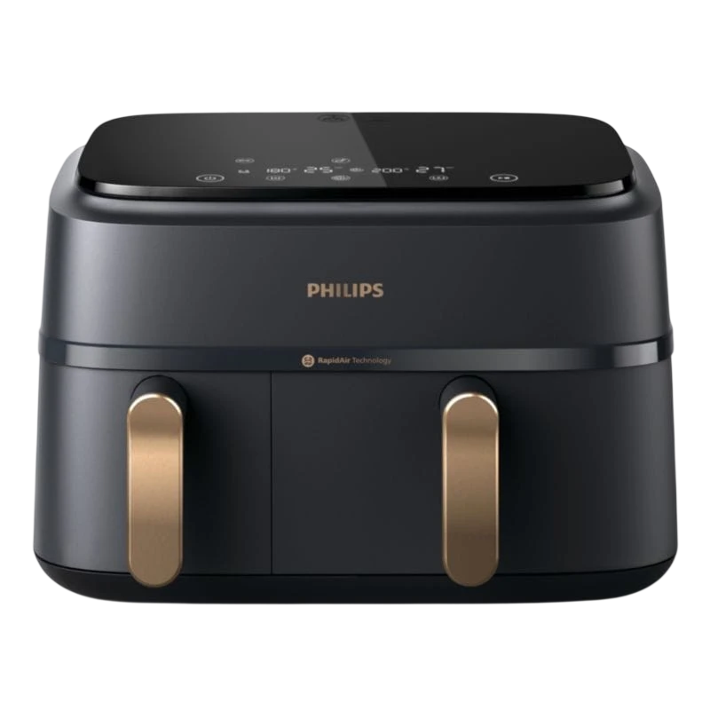 Philips 3000 Series NA352/00 Double panier 9 L 2750W 8 programmes écran tactile Friteuse à air