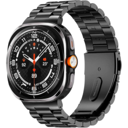 Bracelet Métal Maillons Samsung Galaxy Watch Ultra/Ultra 2 Noir