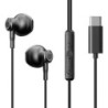 Joyroom JR-EC07 USB-C Noir avec micro Écouteurs