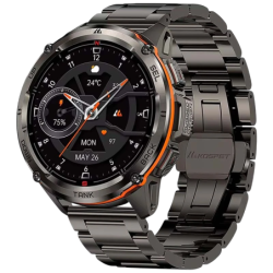 KOSPET Tank T3 Ultra Noir Édition Spéciale 1,43 pouces AMOLED GPS 15 jours +170 sports 5ATM IP69K Smartwatch