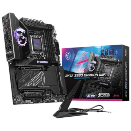 MSI MPG Z890 Carbon WiFi LGA1851 ATX 2,5G Ethernet 5 emplacements M.2 Carte mère