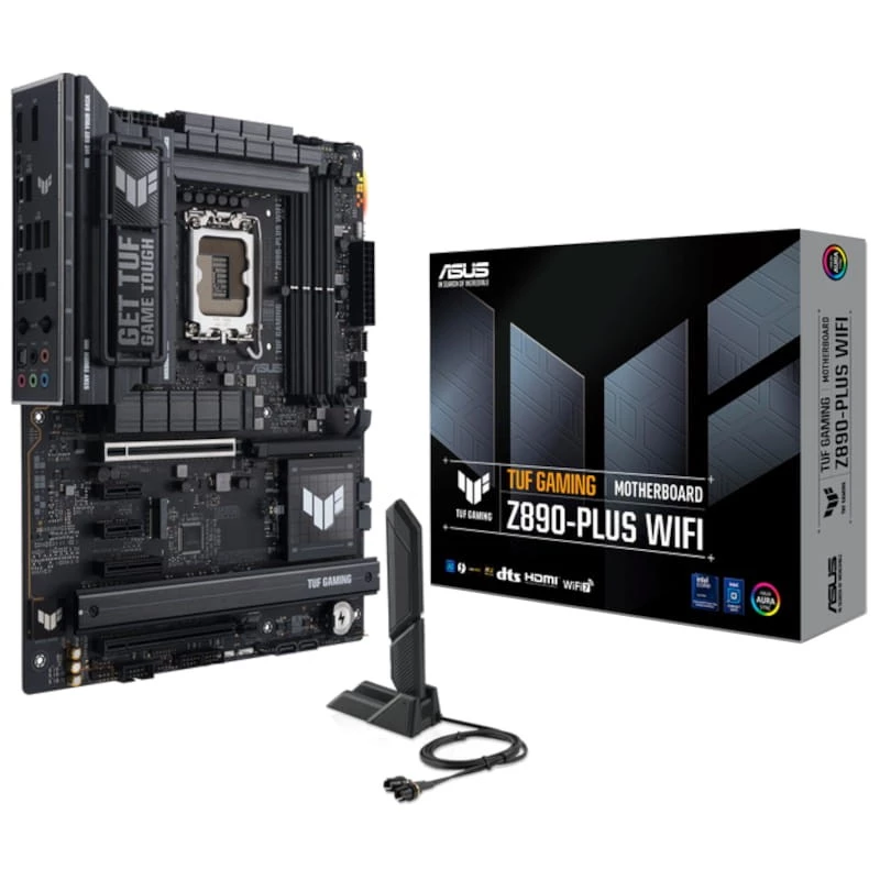 ASUS TUF GAMING Z890-PLUS LGA 1851 ATX WiFi 2,5G Ethernet 4 emplacements M.2 Carte mère