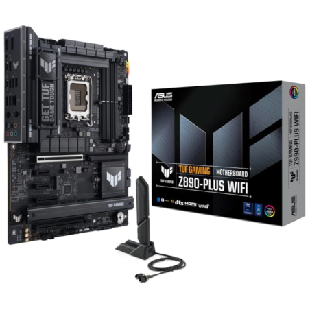 ASUS TUF GAMING Z890-PLUS LGA 1851 ATX WiFi 2,5G Ethernet 4 emplacements M.2 Carte mère