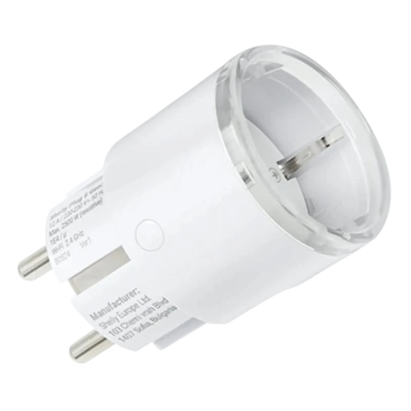 Shelly Plug S MTR Gen3 Blanc mesure de consommation WiFi Prise connectée