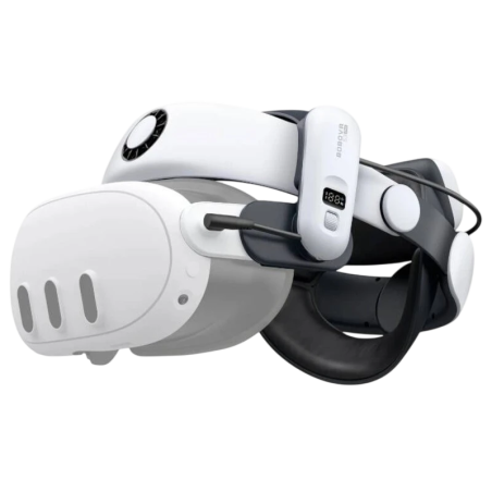 Sangle BOBOVR S3 PRO avec batterie et ventilation pour Meta Quest 3 / Quest 3S Blanc - Accessoire pour casque VR