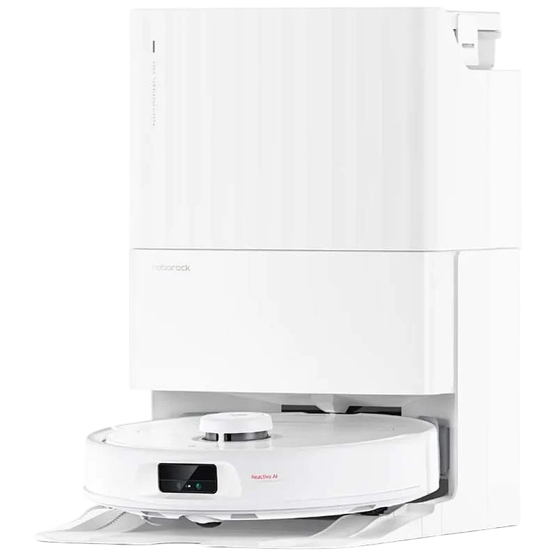 Roborock Qrevo MaxV Blanc 7000Pa LiDAR laveur autonettoyage 180 min 5200mAh Robot aspirateur