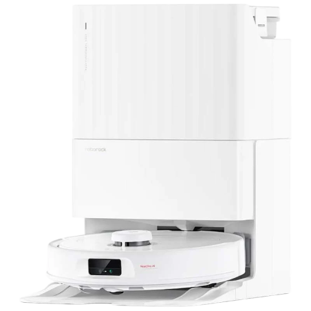 Roborock Qrevo MaxV Blanc 7000Pa LiDAR laveur autonettoyage 180 min 5200mAh Robot aspirateur