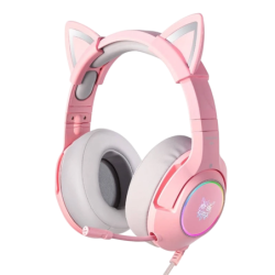 Onikuma K9 Rose avec micro Casque