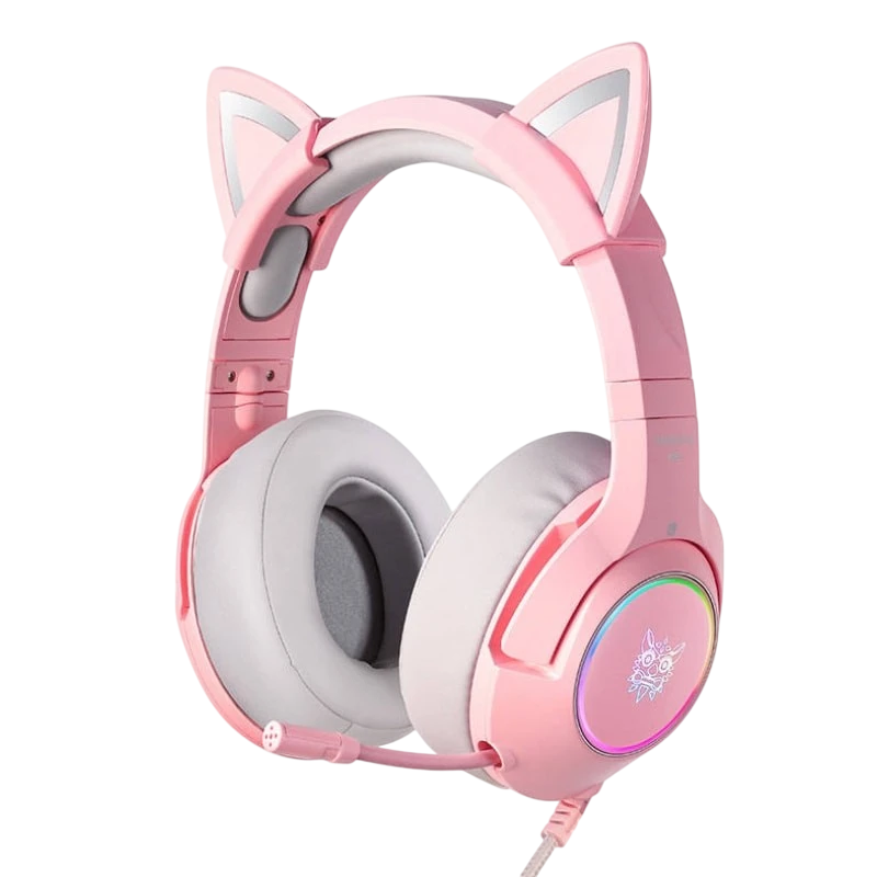 Onikuma K9 Rose avec micro Casque