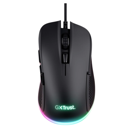 Trust GXT 922 YBAR RGB 7200 DPI Noir 6 boutons USB 120 g Souris