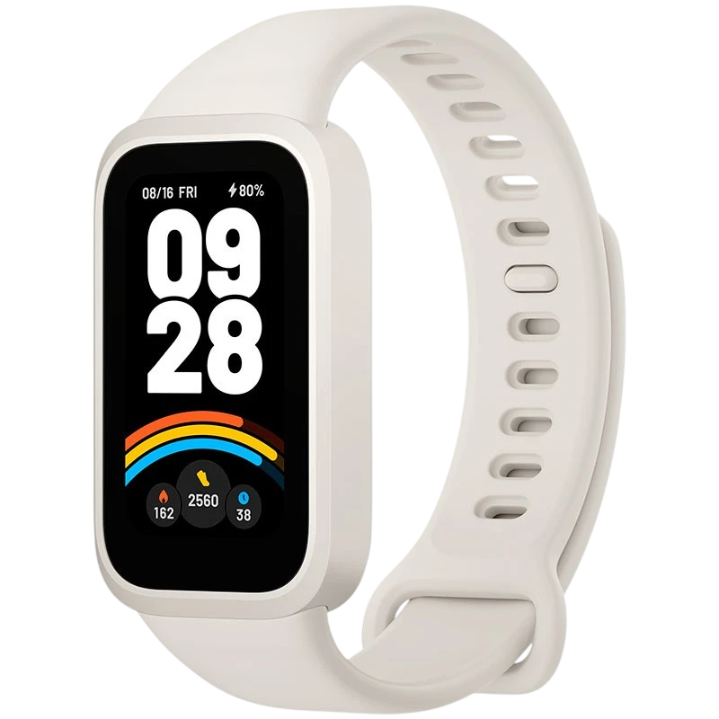 Xiaomi Mi Smart Band 9 Active Beige 1,47 pouces TFT 18 jours +100 sports 5ATM Bracelet connecté