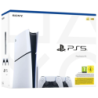 Sony PlayStation 5 Slim 1 To + 2 manettes DualSense Blanc
