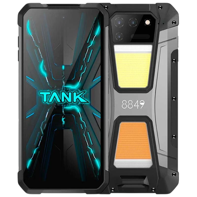 Unihertz 8849 Tank 2 Pro 12GB/512GB Rugged avec projecteur IP68 6,79 pouces IPS 120Hz 100MP 23800mAh 120W NFC
