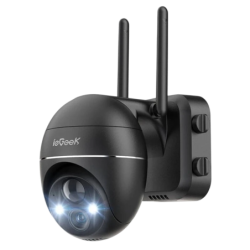 ieGeek ZS-GX1S Noir 2K WiFi IP65 Caméra de surveillance